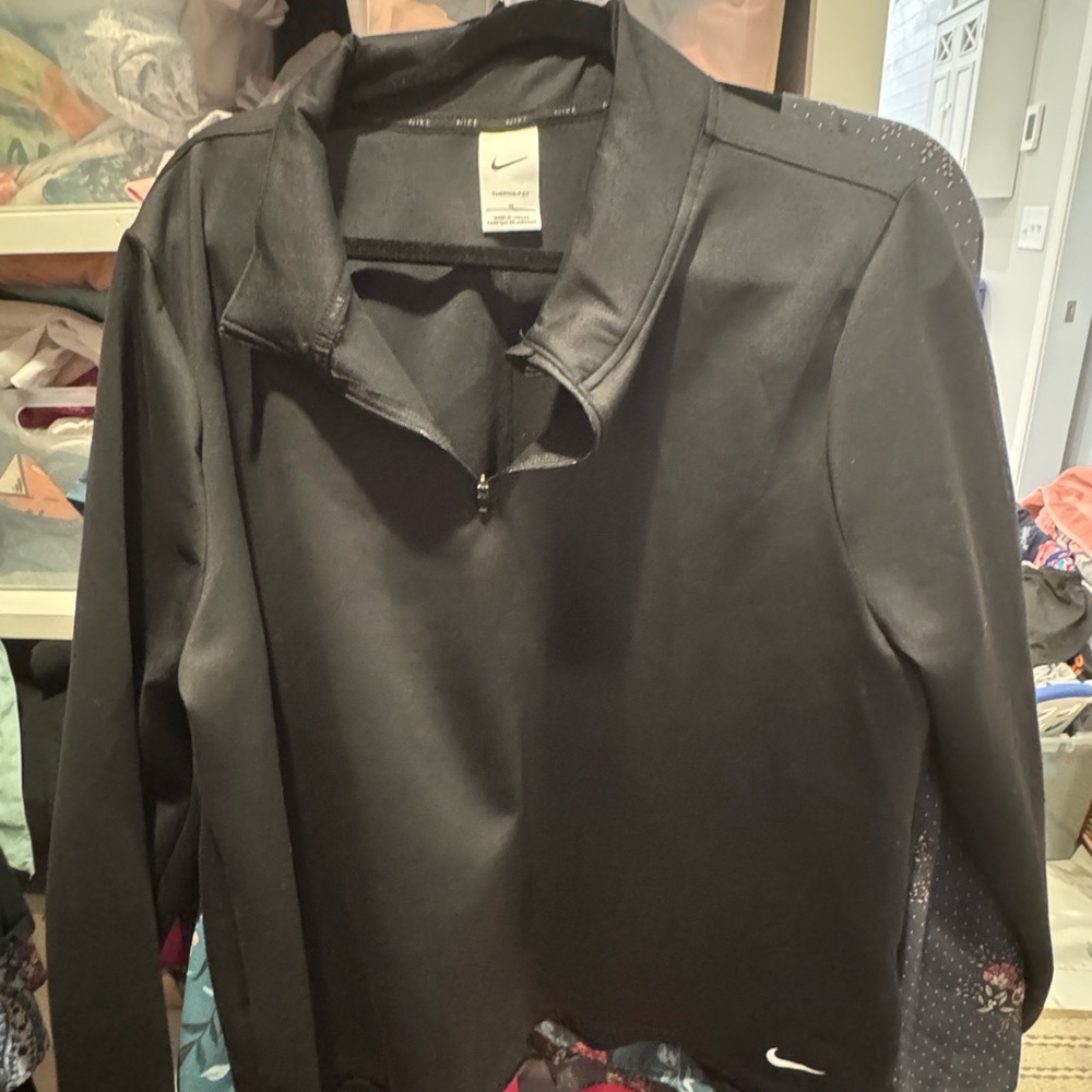 Nike Black Bomber Jacket with Classic Style